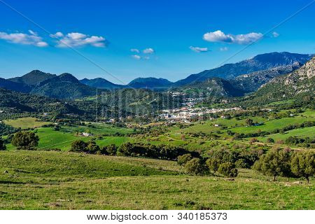 Ubrique, Cadiz. Spain. White Villages Of Andalusia In The Park Of Alcornocales