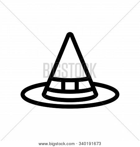 Mag Hat Icon Vector. A Thin Line Sign. Isolated Contour Symbol Illustration