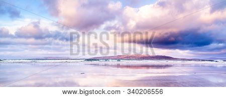 Narin Strand Is A Beautiful Large Blue Flag Beach In Portnoo, County Donegal In Ireland