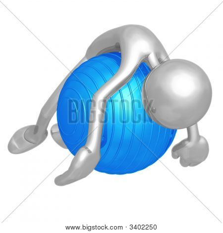 Pilates fizjo piłka zmęczenie
