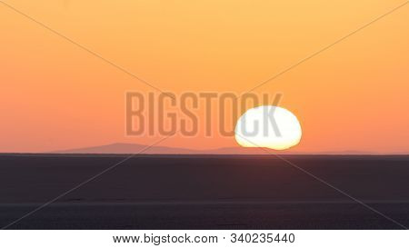Sunrise In Lut Desert