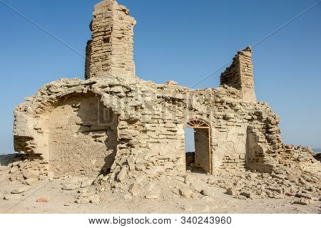 The Ruin Of Portugal Castle In Chabahar Port