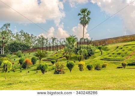 View At The Mahasthangarh Archaeological Site Near Bogra - Bangladesh