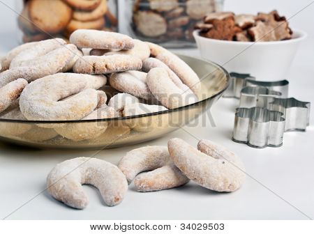Cookie di mezzaluna Vitti e mandorle