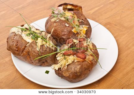 fırında dolma patates hizmet