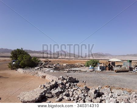 View Of The Desert In The Resort Of Sharm El Sheikh In Egyptian