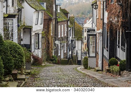 England. Mermaid Street, Rye, East Sussex, England. Buildings Dating Back To The 15th Century.