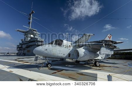 Charleston, South Carolina, United States, Novemner 2019, View From Flight Deck Of The Uss Yorktown