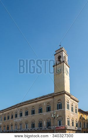 The Palazzo Pretorio is a government building of medieval origin. It was the seat of the governor. In 1785 a tower was added and It was restored and enlarged from 1820.