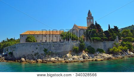 Lopud Island Franciscan Monastery Near The Quay