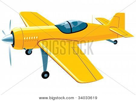 Vuelo avión de deporte