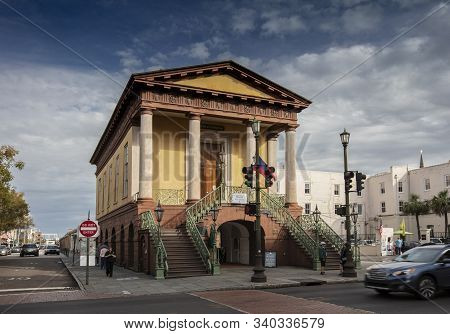 Charleston, South Carolina, United States, November 2019, View Of The Confederate Museum