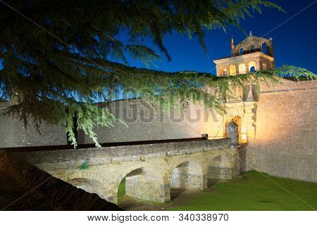 Castle of St. Peter, known as La Ciudadela, Jaca, Huesca, Aragon, Spain.
