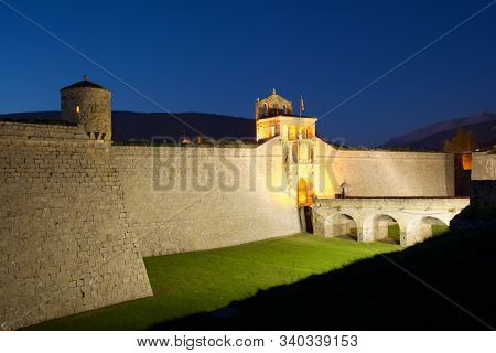 Castle of St. Peter, known as La Ciudadela, Jaca, Huesca, Aragon, Spain.
