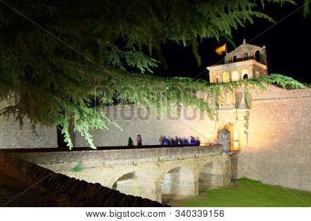 Castle of St. Peter, known as La Ciudadela, Jaca, Huesca, Aragon, Spain.