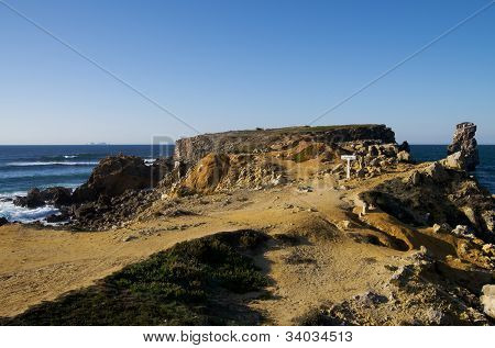 Papoa penisola e isola vicino a Peniche