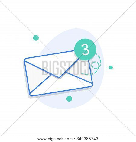Email And Messaging,email Marketing Campaign,flat Design Icon Vector Illustration