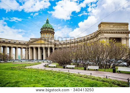 Kazan Temple - Greatest Architectural Creation. Saint Petersburg.