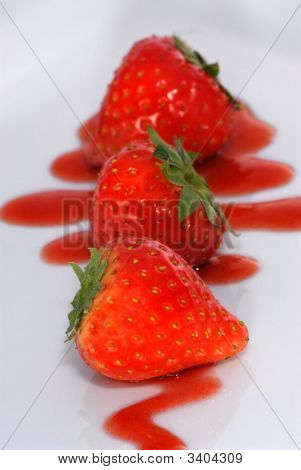 Rote Erdbeeren