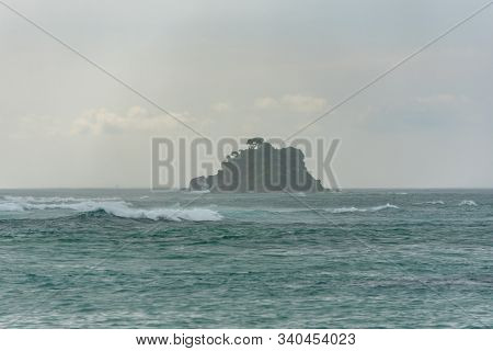 Beautiful View Of The Beach At Sunset. Midigama. Sri-lanka. Acid Beach. Summer.