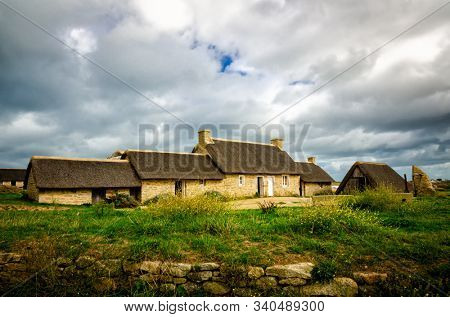 Meneham is a restored former village of peasants and fishermen in Brittany, France, nestled between the rocks of the Coast of Legends