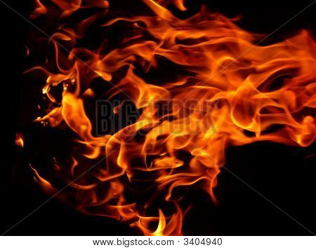 Огонь ночью