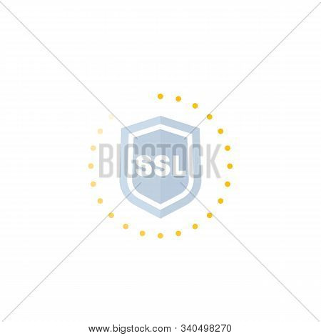 Ssl Secure Vector Icon For Web, Eps 10 File, Easy To Edit