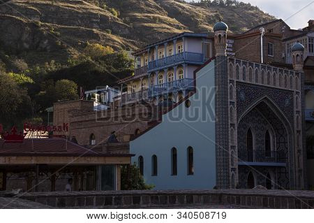 Colorful Or Orbelian Bath September 30, 2019, Abanotubani District, Tbilisi, Georgia