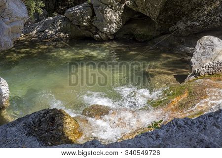Elikonas Is The Most Ancient River In Pieria, And It Also Known As Vafiras Or Ourlias, Flows Among T