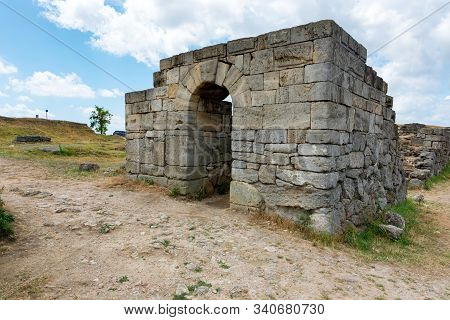 View Of Ruins Of The Ancient Greek City Of Panticapaeum In Crimea