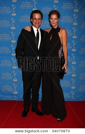 LOS ANGELES - JUN 17:  Christian LeBlanc, Michelle Stafford arrives at the 2012 Daytime Creative Emmy Awards at Westin Bonaventure Hotel on June 17, 2012 in Los Angeles, CA