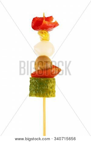 Pickled Vegetables. Salting Various Vegetables In Glass Jars For Long-term Storage. Preserves Vegeta