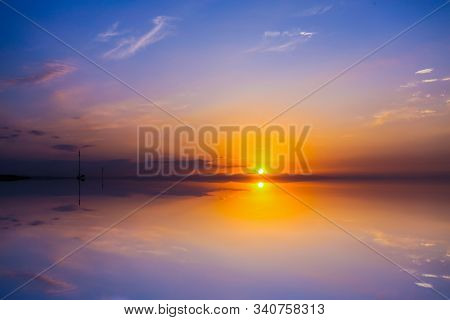 High definition beautiful blue sky white clouds computer desktop background wallpaper photo