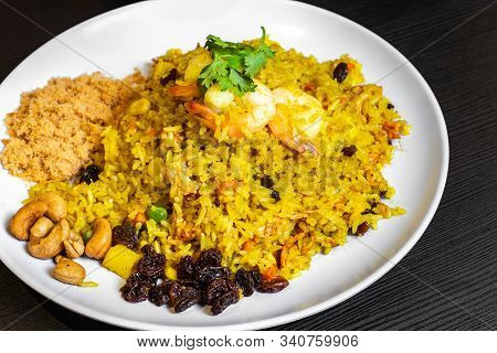 Pineapple Fried Rice, Is A Quick Stir-fry, With Thai-inspired Ingredients Like Jasmine Rice, Curry, 