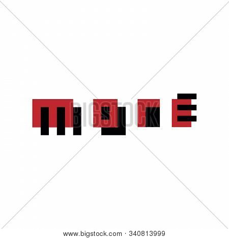 Word More Red And Black Slogan. Can Be Used On Hoodies, Mugs, Posters And Any Other Merchandise.