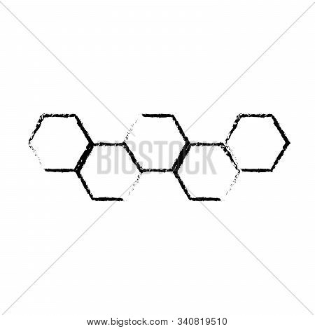 Line Hexagon Logo Design Set. Vector Design