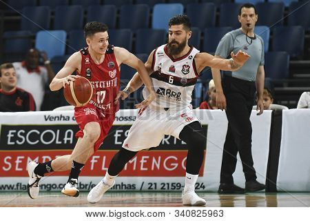 Rio, Brazil - December 20, 2019:  Lucas Reyes During Flamengo X Instituto De Cordoba By The Basketba