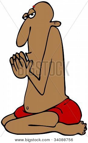Swami zu meditieren