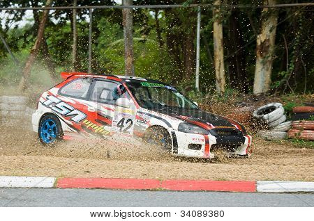Touring Car Race v Pattaya, Thajsko, červen 2012