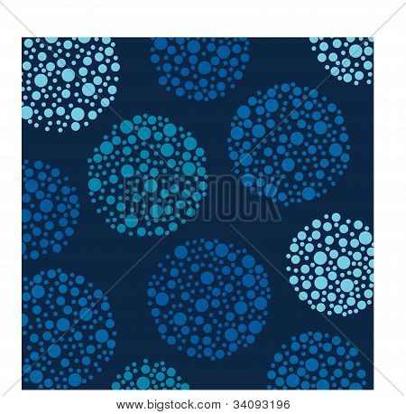 cercles bleus