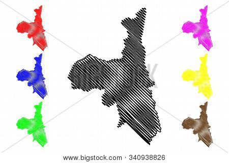 Assaba Region (regions Of Mauritania, Islamic Republic Of Mauritania) Map Vector Illustration, Scrib