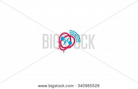 Fly Signal Logo Vector Icon Symbol Simple
