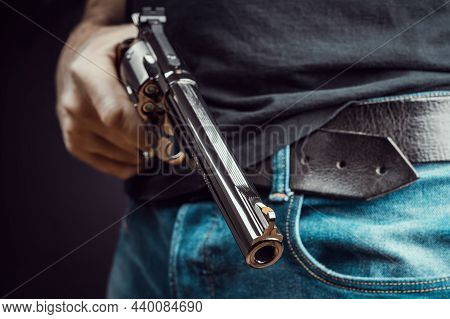 Man With An Revolver In His Hand