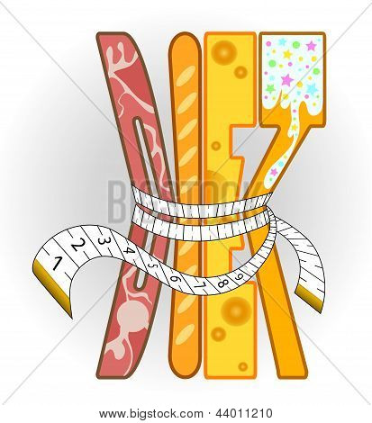диета с измерительной ленты