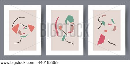 Printable Wall Art Vector Poster Set Vector.
