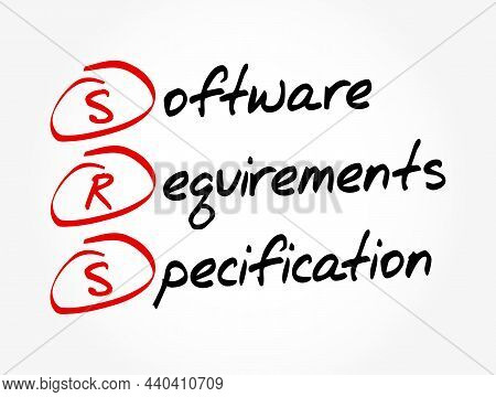 Srs - Software Requirements Specification Acronym, Technology Concept Background