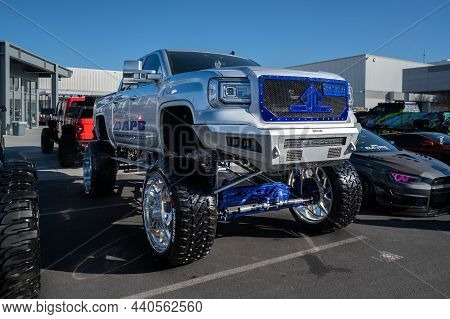 Biggest Pickup Truck Showcased At The Sema Show.