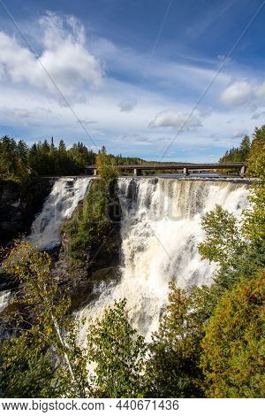 Bridge At The Top Of The Kakabeka Falls, Ontario, Canada