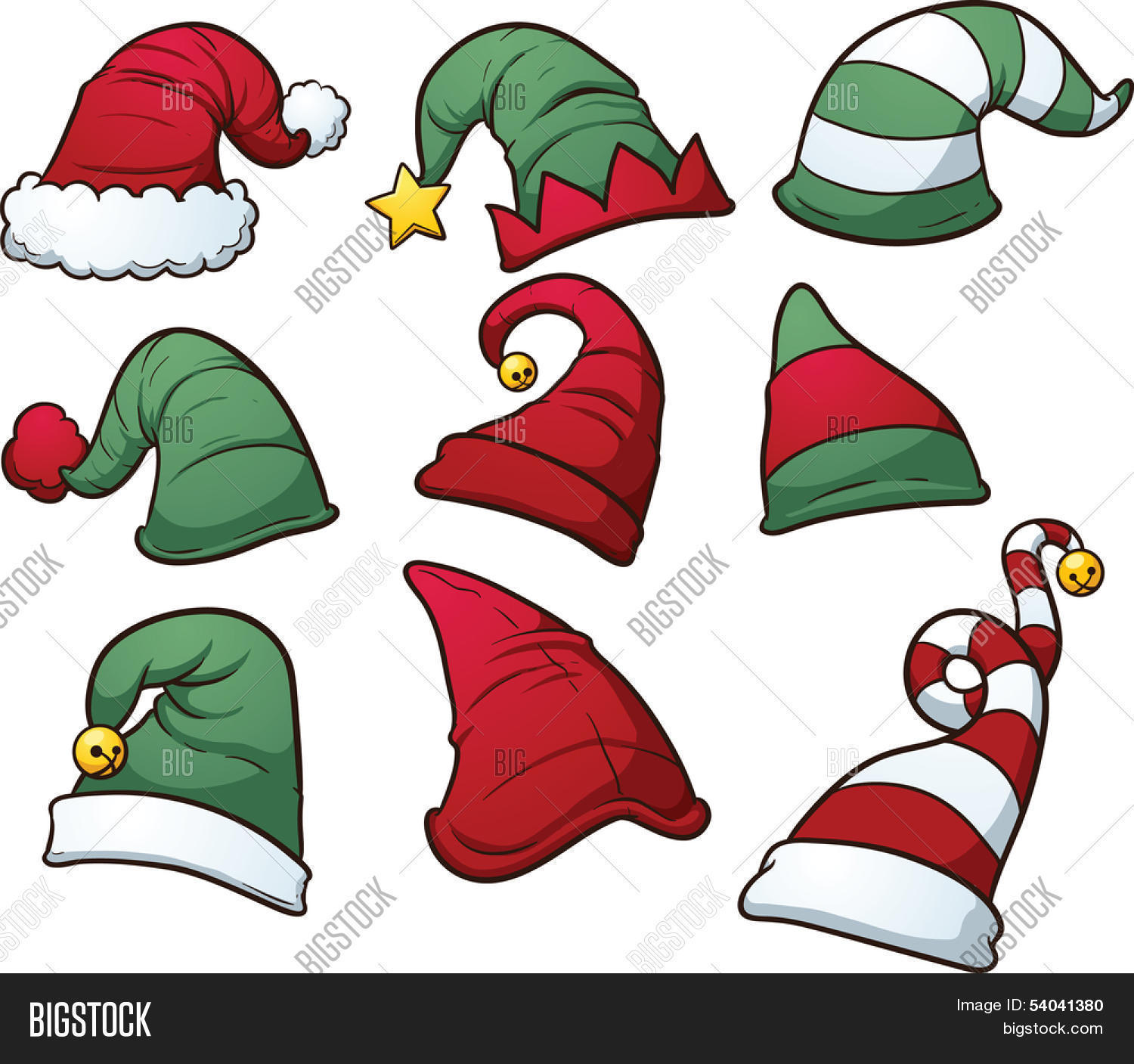 Christmas Hats Clipart 