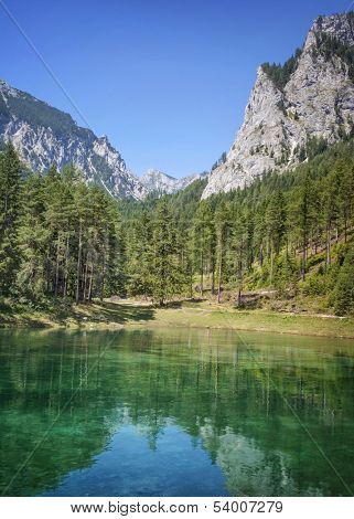 Green Lake in Styria, Austria